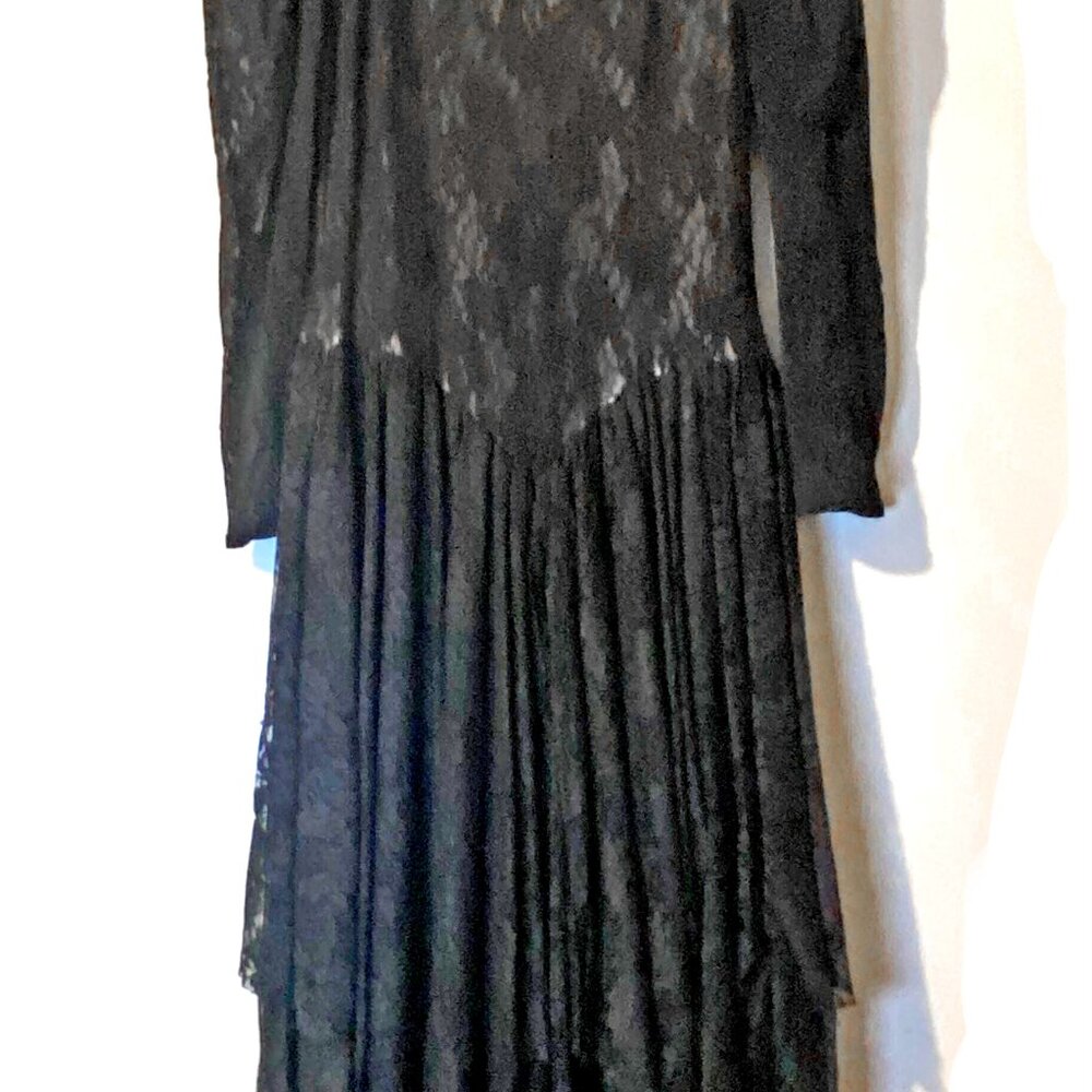 Vintage Lacey Black Dress
